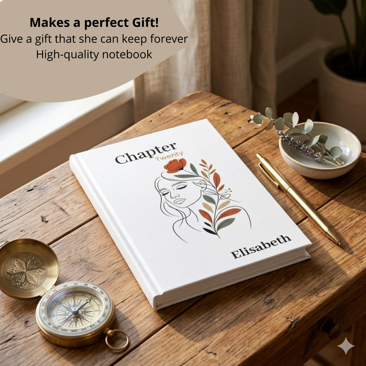 Chapter Twenty Personalized Hardcover Journal