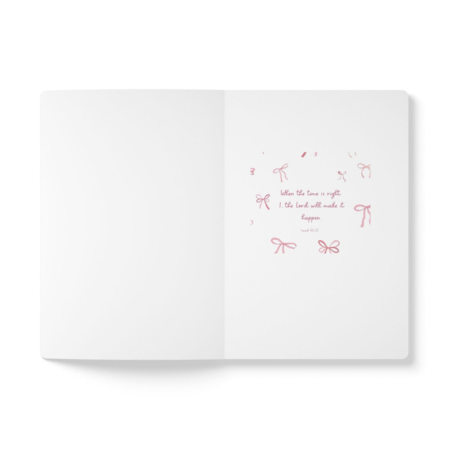 Gods Daughter softcover journal | Religious Christian notebook with cross and crown design