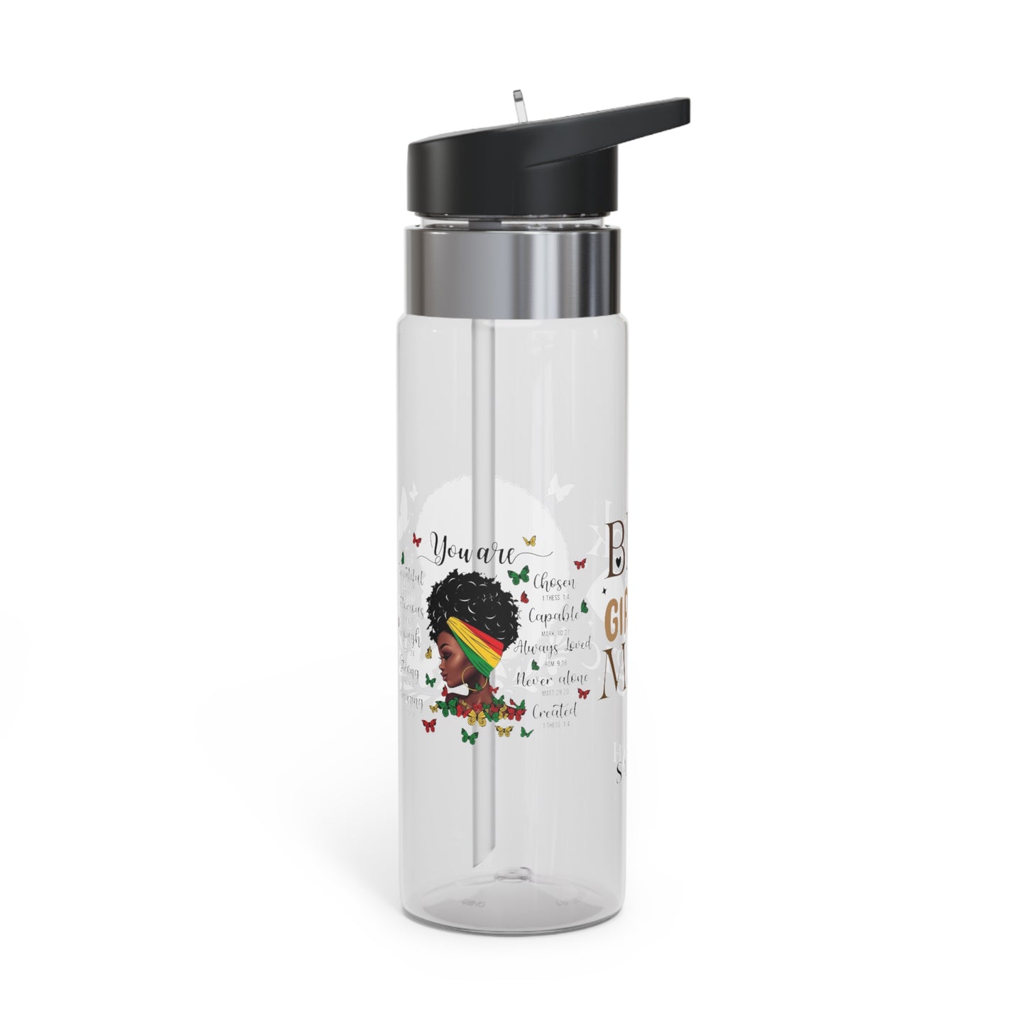 Black Girl Magic Water Bottle | 20oz Sport Bottle