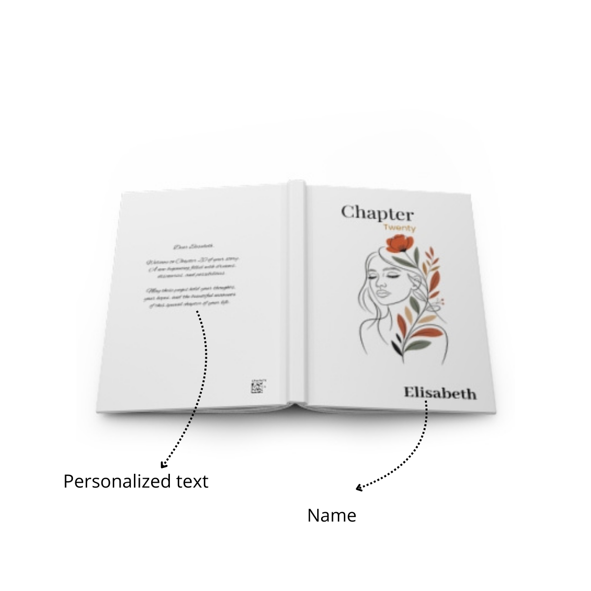 Chapter Twenty Personalized Hardcover Journal