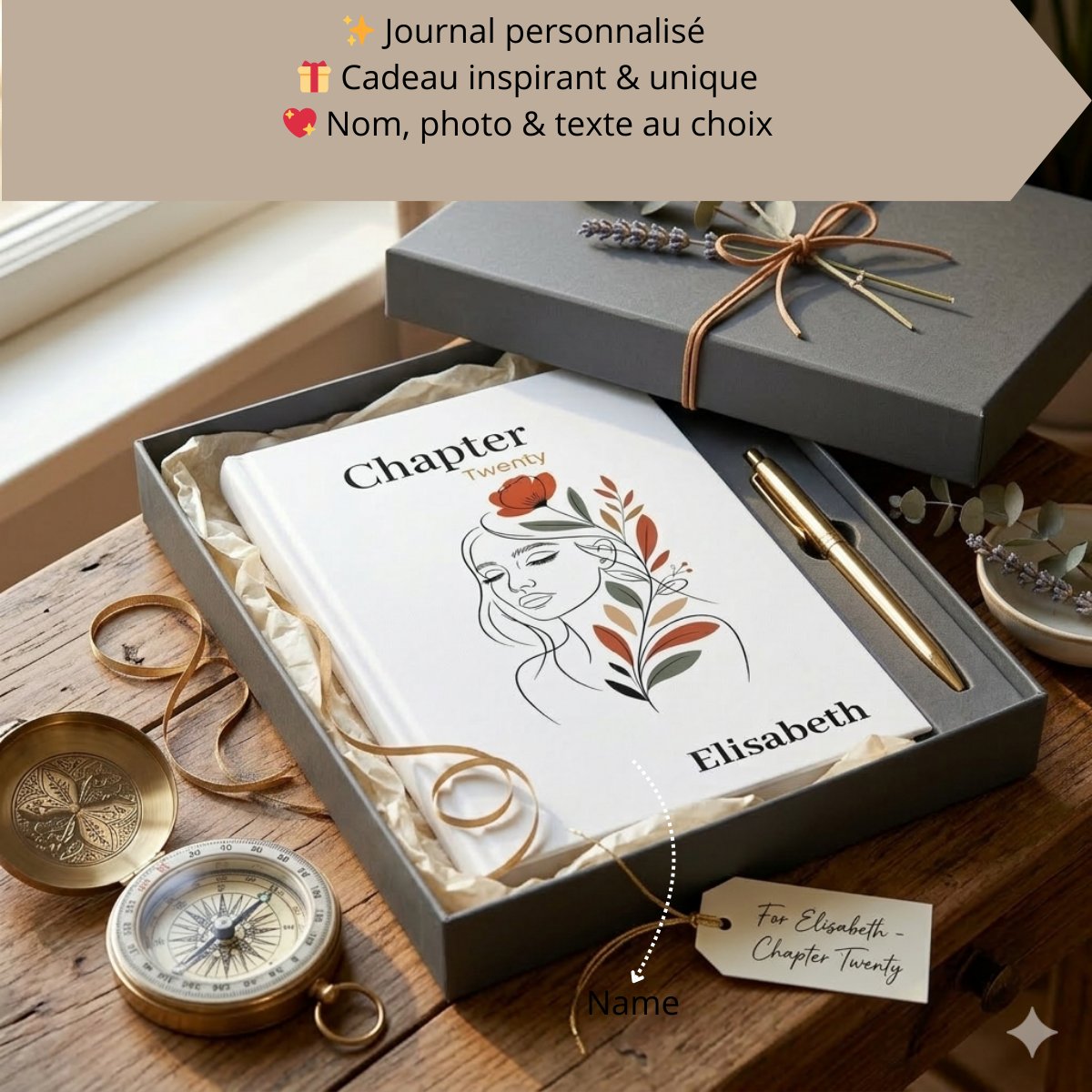 Chapter Twenty Personalized Hardcover Journal