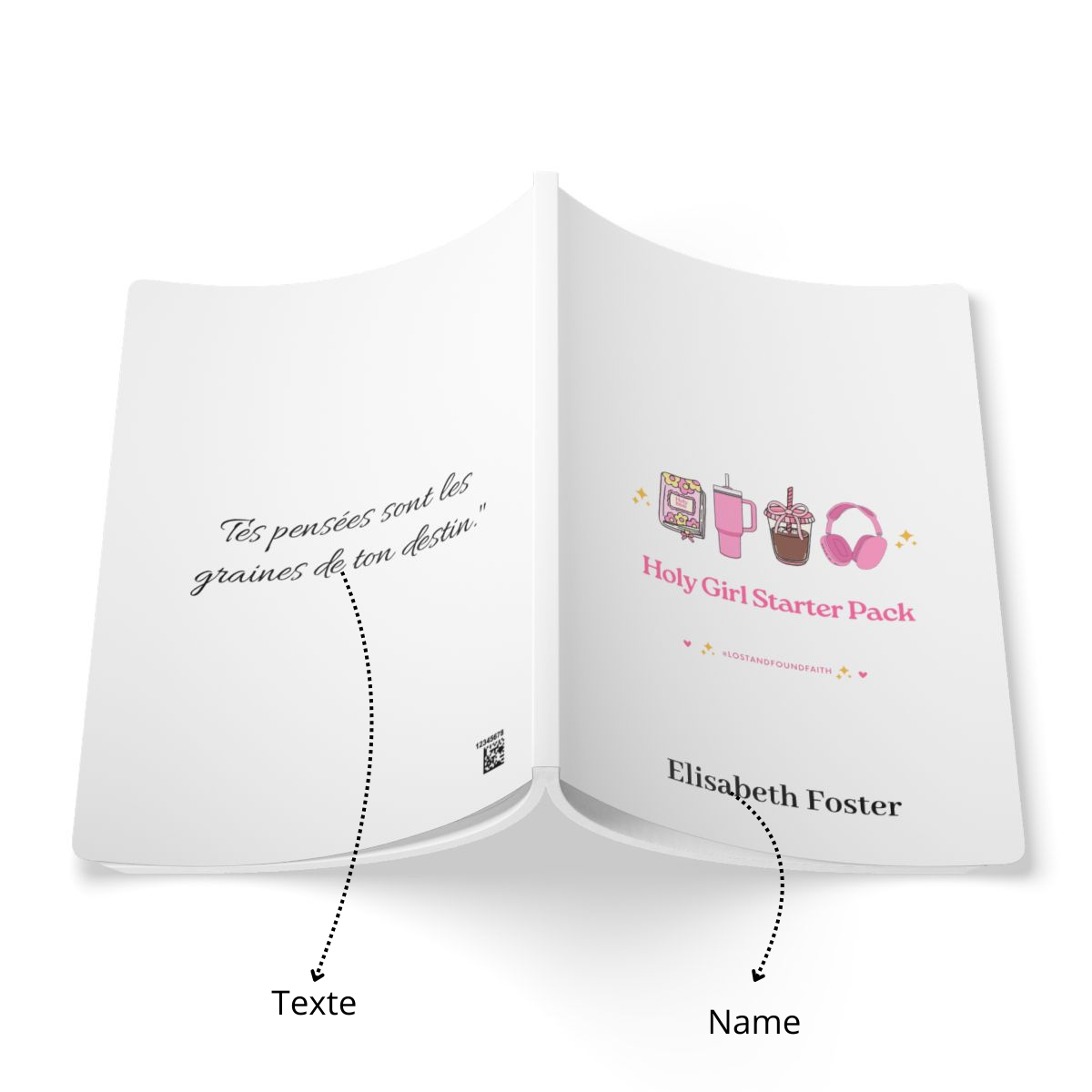 Holy Girl Starter Pack Journal | Softcover Notebook with Printed Inside