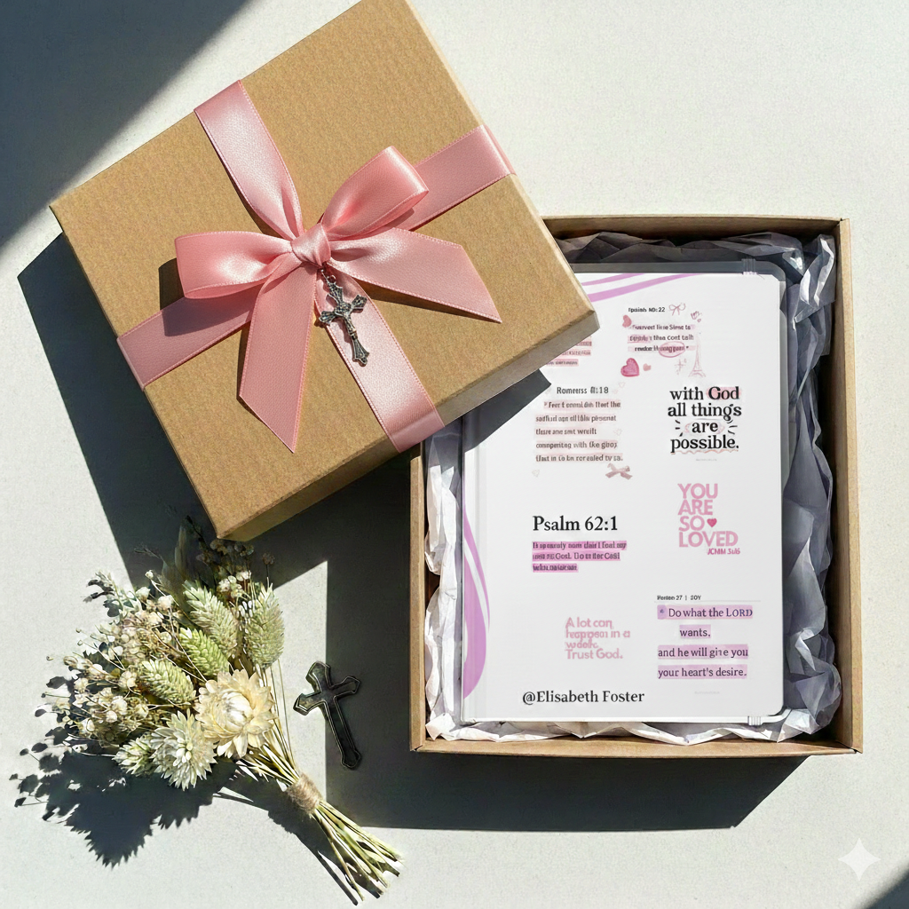 Custom Name Bible Verse Hardcover Journal