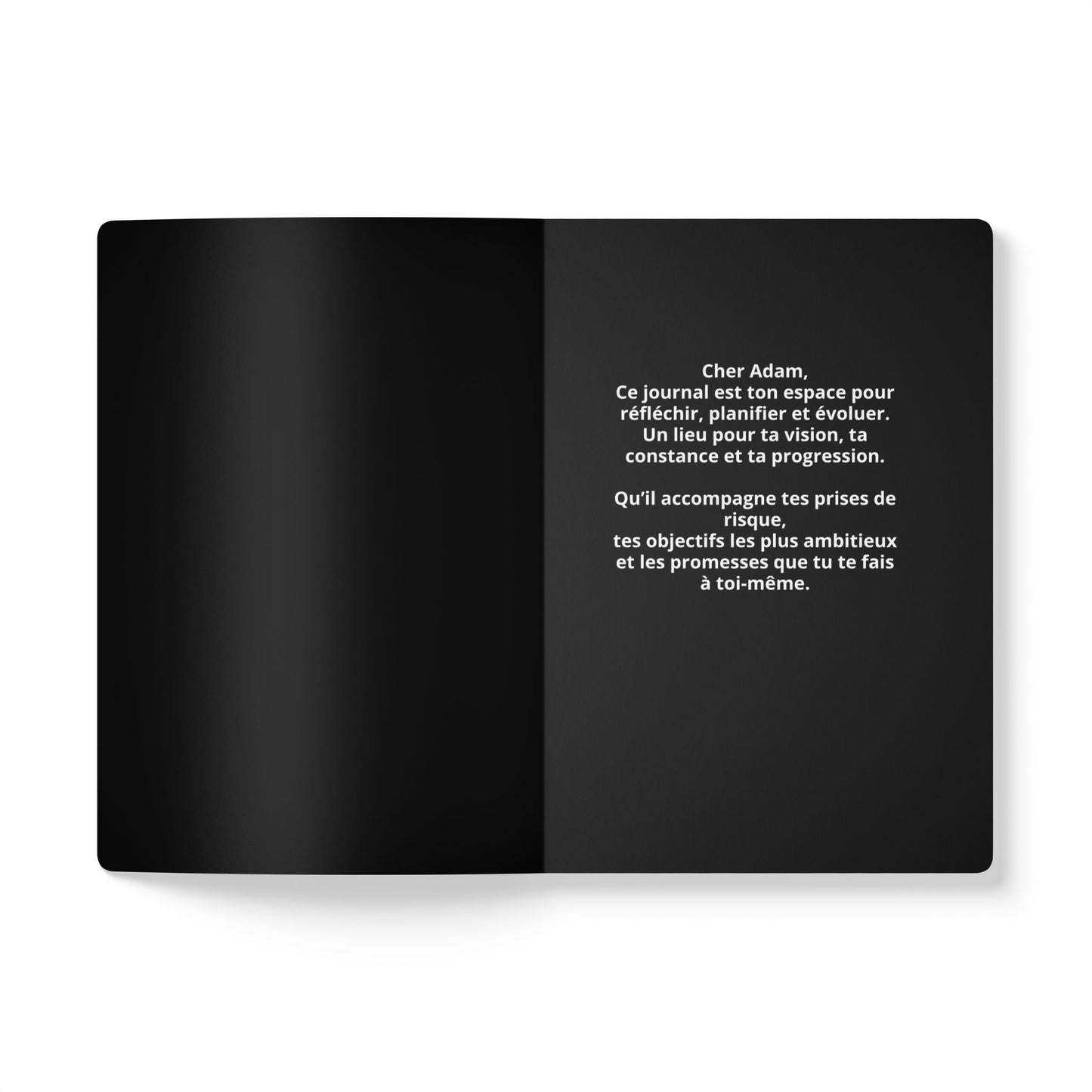 Psalm 23 Personalized Name Journal Softcover Journal | Custom French Text